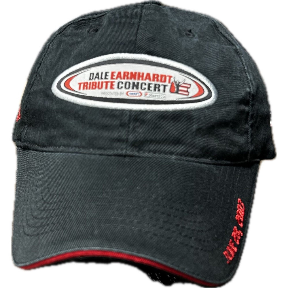 NASCAR Dale Earnhardt Tribute Concert Hat Mens OSFM Black 2003 Racing Vintage